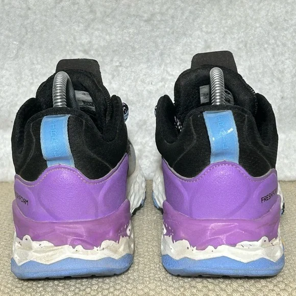 New Balance Womens Blk/Purple Fresh Foam Hierrro V5 Trail Running Shoes SZ 9.5 - Picture 4 of 11